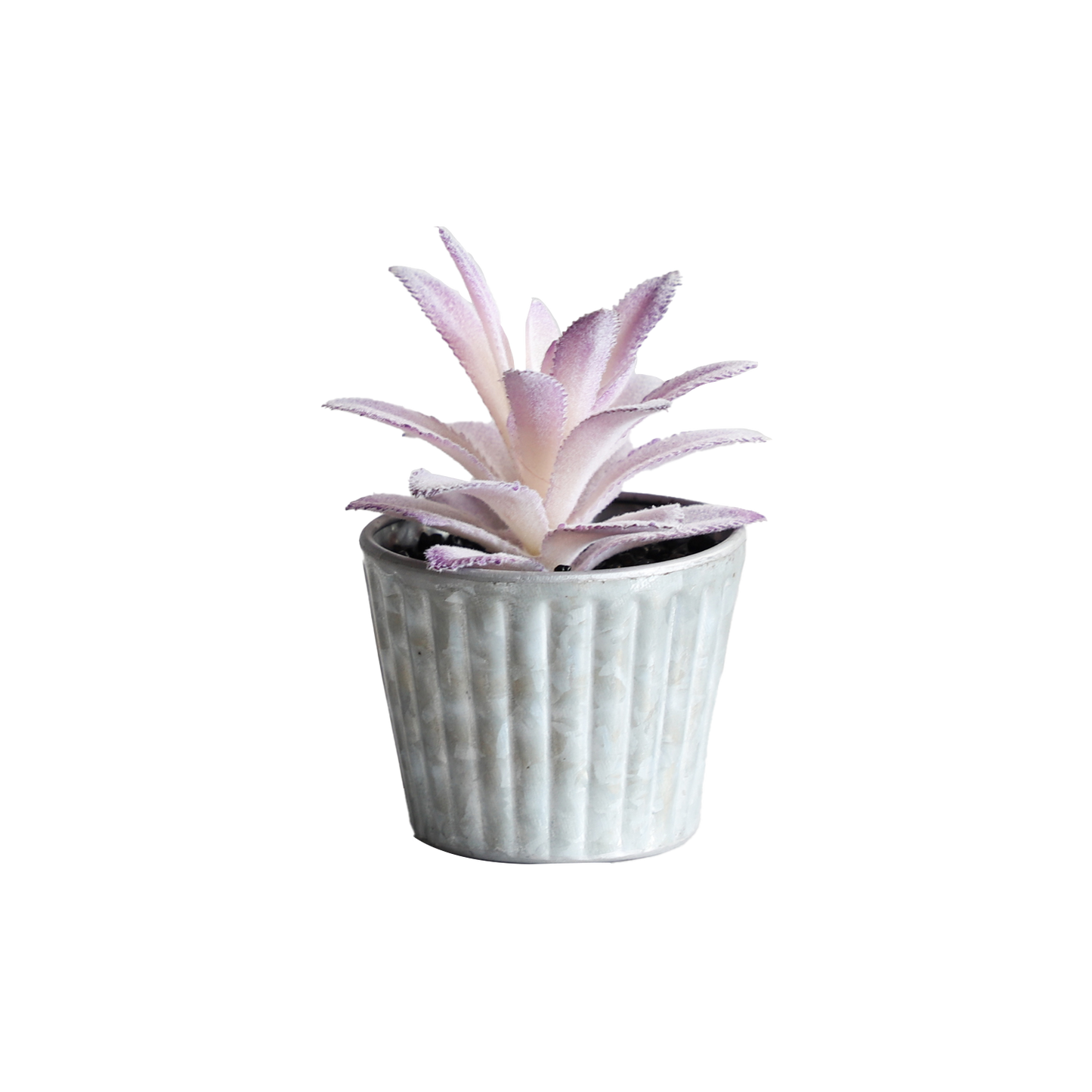 KA818A29-Artificial succulents in art pot-7x7x13cm