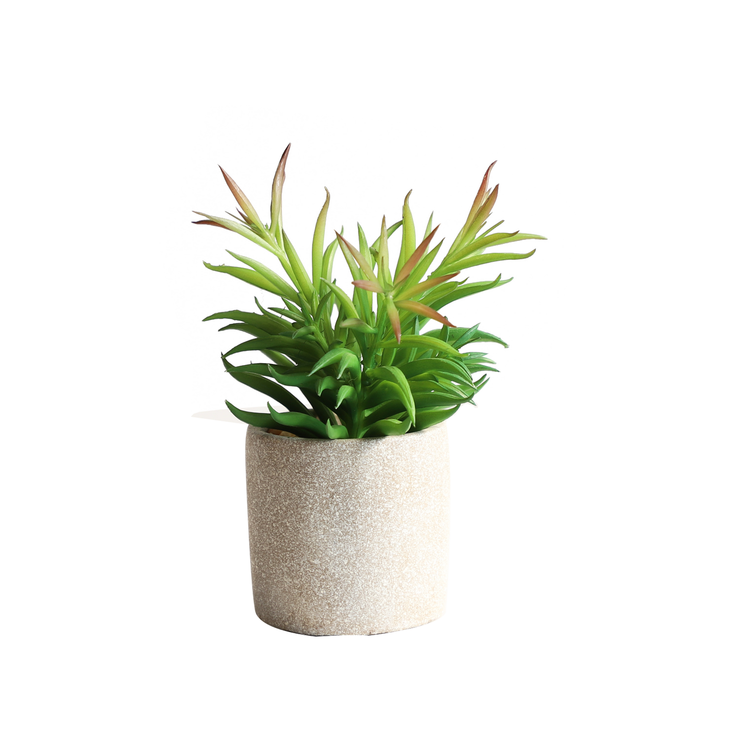 KA818A45-Artificial succulents in art pot-8x8x19cm