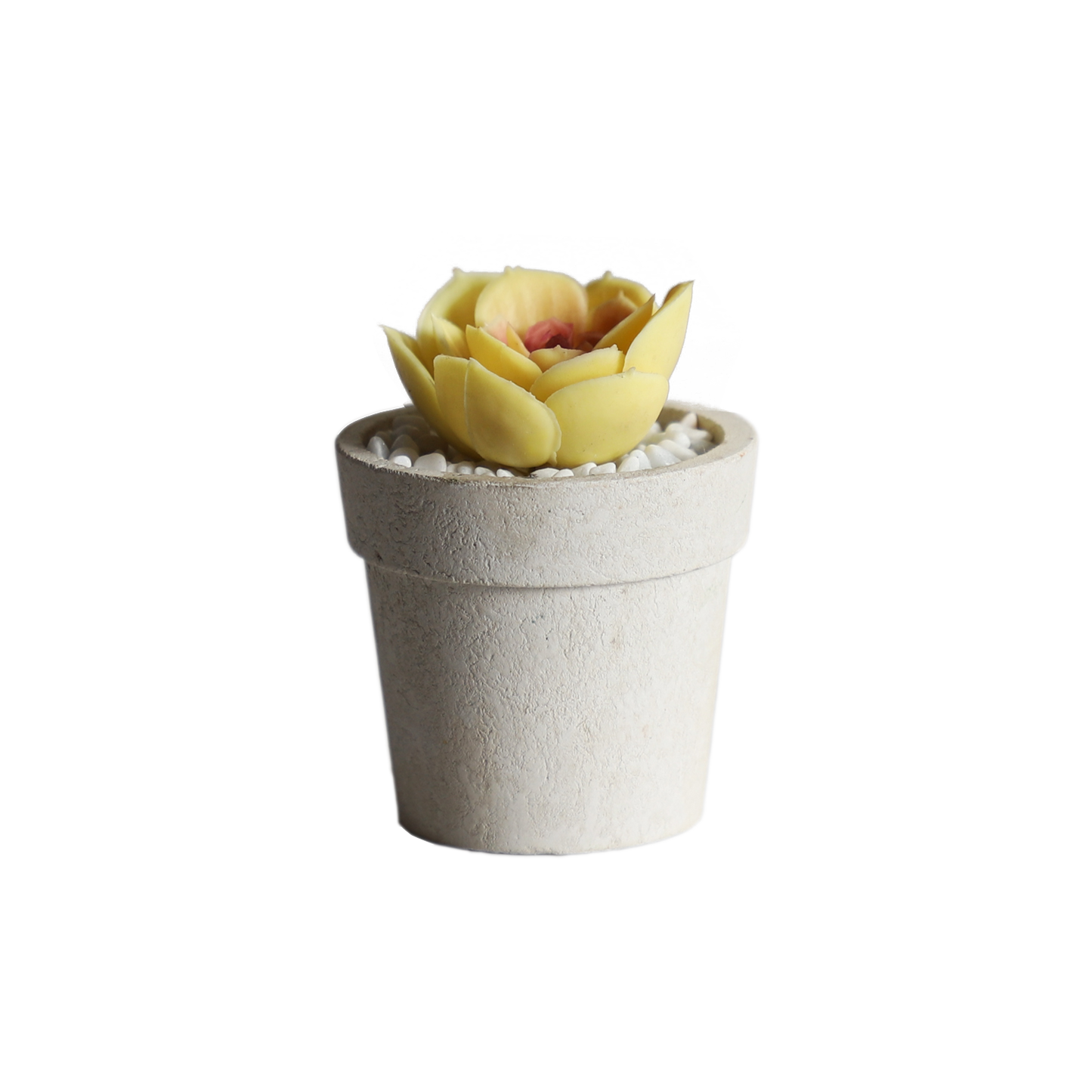 KA818A64-Artificial succulents in art pot-7x7x9cm