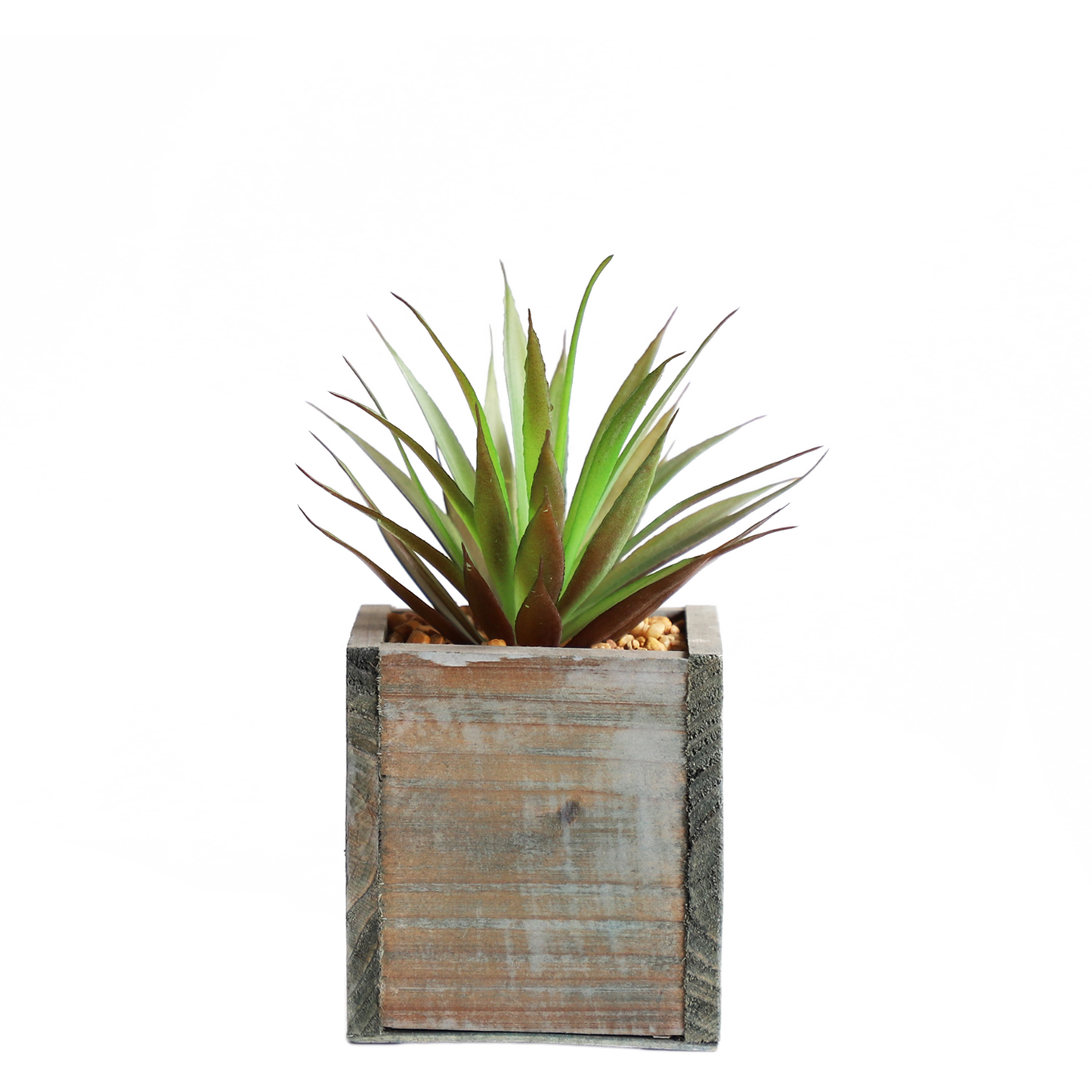 KA818A71-Artificial succulents in art pot-9x9x15cm