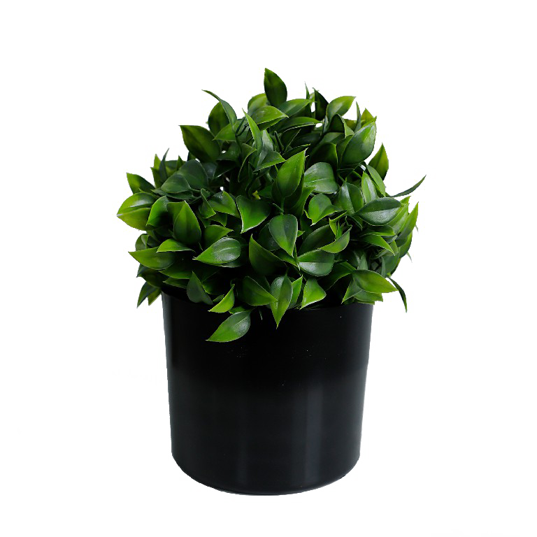 KB-023P-Artificial grass bonsai with pot-H20cm