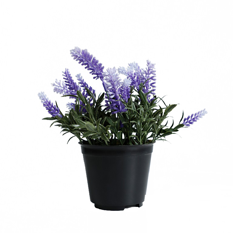 KB-025P-Artificial grass bonsai with pot-H20cm