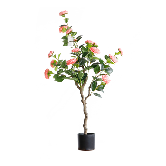 KD4825-Pink Camellia-H120cm