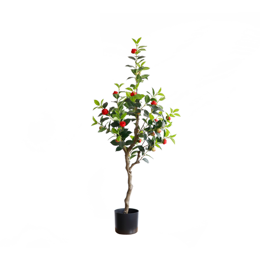 KD4835-Red Camellia-H120cm