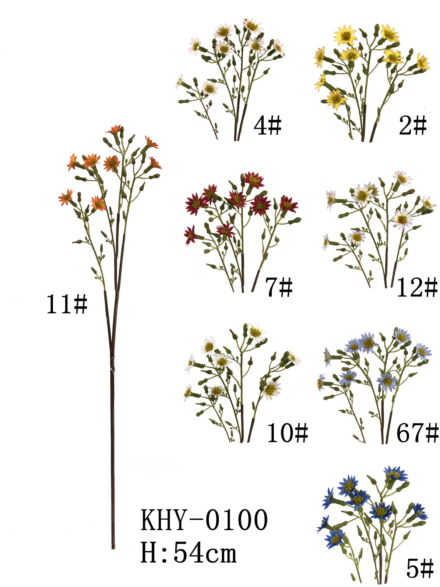 KHY-0100/Artificial flower/H:54cm