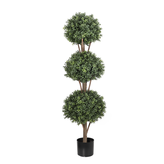 KM5307-BOXWOOD TRIPLE BALL TOPIARY -H137cm