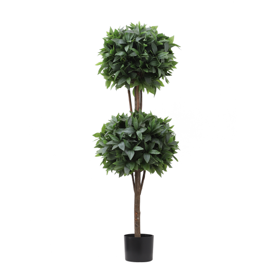 KM5300-Laurel tree double ball topiary -H120cm