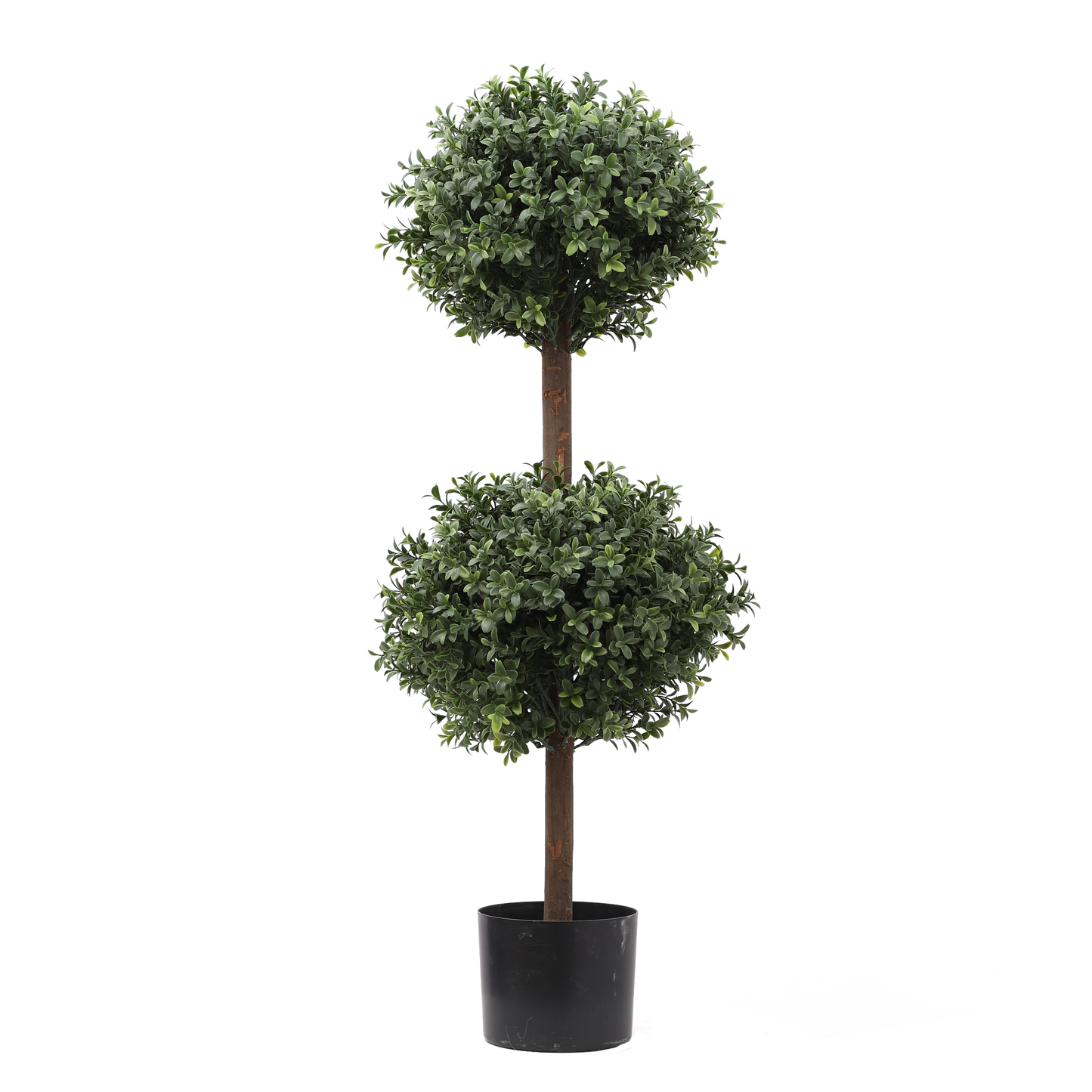 KM5313-2-BOXWOOD DOUBLE BALL TREE-H90cm